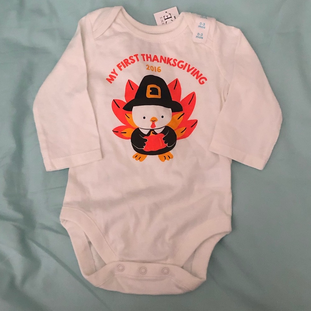 My First Thanksgiving onesie